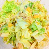 【副菜】ざく切りキャベツのコールスローサラダ